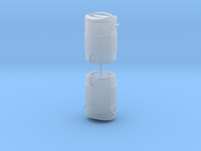 1/24 scale 5 gallon water cooler jug in Clear Ultra Fine Detail Plastic: Small