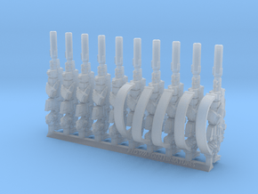 Sniper Rifles - Sets of 5 or 10 in Clear Ultra Fine Detail Plastic: 6mm