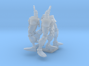 Alternative Legs for Space robot Destroyers in Clear Ultra Fine Detail Plastic: Medium