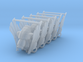 Corvidae Pattern Prime Jump Packs in Clear Ultra Fine Detail Plastic: Medium