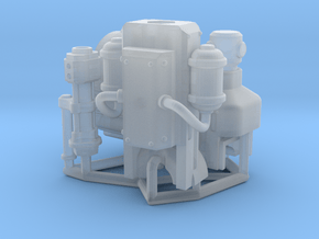 Squire-Engine Autobombard (short barrel) in Clear Ultra Fine Detail Plastic: Small