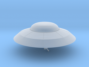 Earth vs The Flying Saucers UFO in Clear Ultra Fine Detail Plastic: 1:200
