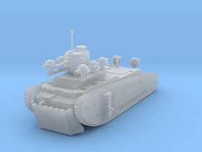 Ostani Army Mark I "Landboot" Heavy Tank in Tan Fine Detail Plastic: 1:144