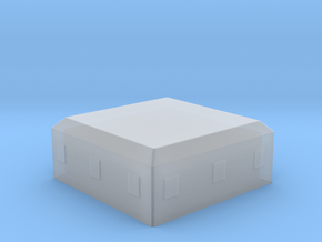 Concrete Bunker/Pillbox in Clear Ultra Fine Detail Plastic: 6mm