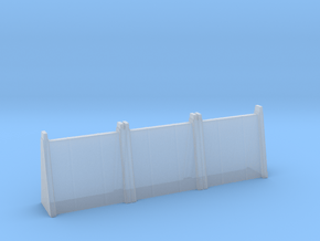 Large Wall Section in Tan Fine Detail Plastic: 1:300