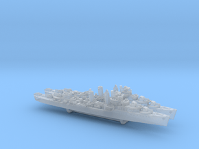USN Mahan class DDs (2 ships) in Clear Ultra Fine Detail Plastic: 1:1200