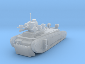 Ostani Army Mark I "Landboot" Heavy Tank in Clear Ultra Fine Detail Plastic: 6mm