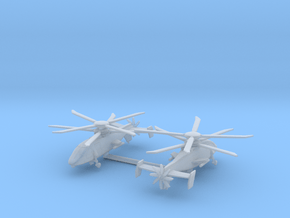 Sikorsky S-97 Raider (w/Landing Gear) in Tan Fine Detail Plastic: 1:150