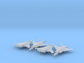 Global Combat Air Programme (GCAP) Fighter w/Gear in Tan Fine Detail Plastic: 1:350