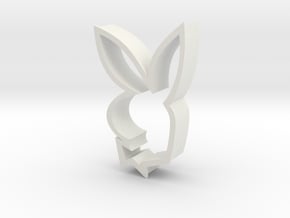 Iconic Bunny in White Natural Versatile Plastic