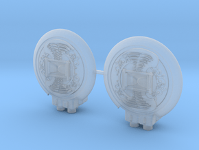 Tempus Mortis Thunder Nailer Shields in Clear Ultra Fine Detail Plastic: Small