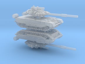 T-80BVM in Tan Fine Detail Plastic: 6mm