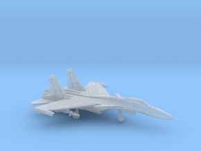 Su-33 Flanker D (Loaded) in Tan Fine Detail Plastic: 1:200