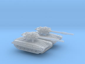 T-72BV in Tan Fine Detail Plastic: 6mm