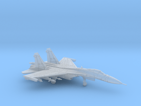 Su-35S Flanker E (Loaded) in Tan Fine Detail Plastic: 1:200
