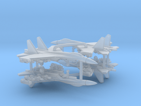 Su-27S Flanker (Loaded) in Tan Fine Detail Plastic: 1:700