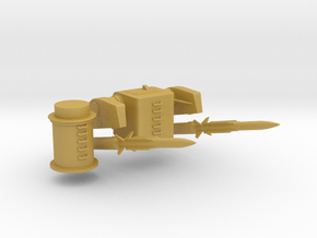 1/96 MK10 GSM (Launcher, 2 Missiles, Pedestal) in Tan Fine Detail Plastic