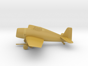 Grumman F6F Hellcat in Tan Fine Detail Plastic: 1:200