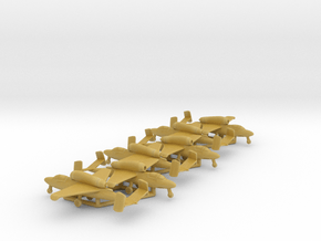 Heinkel He 162 Salamander in Tan Fine Detail Plastic: 1:350