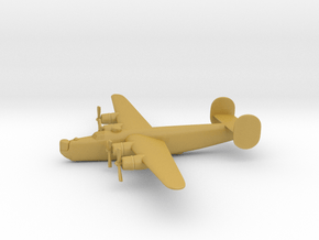 Consolidated B-24J (w/o landing gears) in Tan Fine Detail Plastic: 1:400