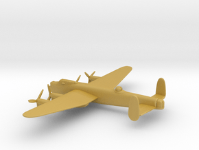 Avro Lancaster (w/o landing gears) in Tan Fine Detail Plastic: 1:400