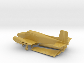 Beechcraft Model 50 Twin Bonanza in Tan Fine Detail Plastic: 1:200