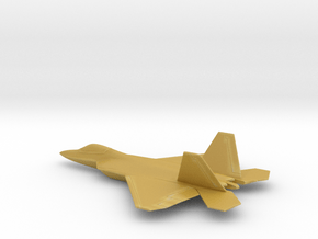 Lockheed Martin F-22 (w/o landing gears) in Tan Fine Detail Plastic: 1:200
