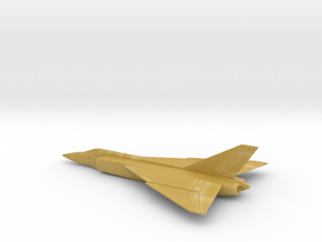 Avro Canada CF-105 (w/o landing gears) in Tan Fine Detail Plastic: 6mm