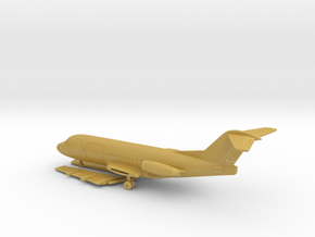 Fokker F28-1000C Fellowship in Tan Fine Detail Plastic: 1:400