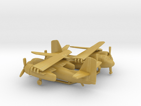 Grumman S2-F Tracker (folded wings) in Tan Fine Detail Plastic: 1:350