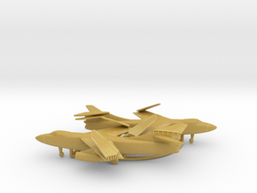 Douglas A3D-2 Skywarrior (folded wings) in Tan Fine Detail Plastic: 1:500