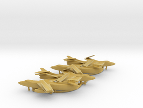 Douglas A3D-2 Skywarrior (folded wings) in Tan Fine Detail Plastic: 1:700