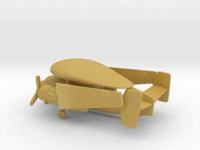 Grumman E-1 Tracer (folded wings) in Tan Fine Detail Plastic: 1:350