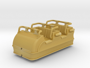 Space themed rollercoaster car in Tan Fine Detail Plastic: 1:87 - HO