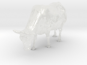 1/64 grazing holstein dairy cow in Clear Ultra Fine Detail Plastic
