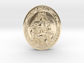 Lord Zeus Bespoke Coin of Virtue in 14K Yellow Gold