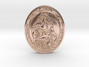 Lord Zeus Bespoke Coin of Virtue in 9K Rose Gold 