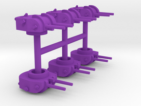 1/700 6''/47 Twin Mount (6x) in Purple Smooth Versatile Plastic