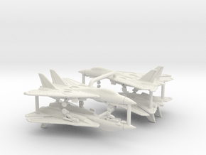 F-14D Super Tomcat (Clean, Wings In) in White Natural Versatile Plastic: 1:350