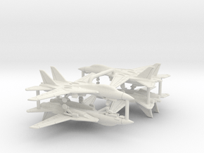 F-14D Super Tomcat (Clean, Wings Out) in White Natural Versatile Plastic: 1:350