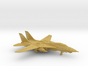 F-14D Super Tomcat (Loaded, Wings Out) in Tan Fine Detail Plastic: 1:200