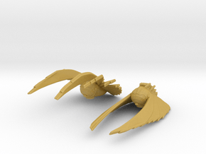 Klingon 'Beacon of Kahless' 1/2500 Attack Wing in Tan Fine Detail Plastic