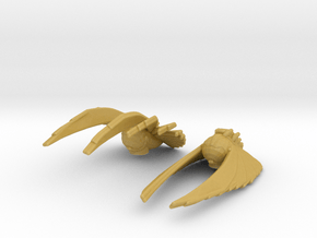 Klingon 'Beacon of Kahless' 1/3788 Attack Wing x2 in Tan Fine Detail Plastic