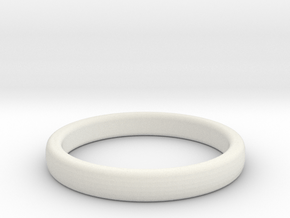 Masculine Band All sizes, Multisize in White Natural Versatile Plastic: 4.5 / 47.75