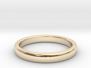 Masculine Band All sizes, Multisize in 14k Gold Plated Brass: 4.5 / 47.75