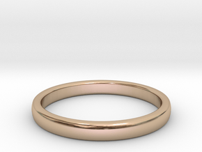 Masculine Band All sizes, Multisize in 9K Rose Gold : 8 / 56.75
