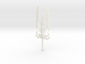 Origins Size Snake Armor Sword in White Processed Versatile Plastic