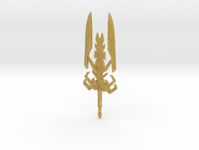 Origins Size Snake Armor Sword in Tan Fine Detail Plastic