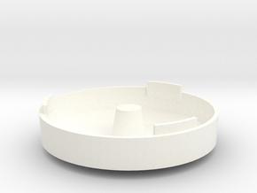 Space Station K-7 Part07 DOCKING PORT LOWER MKII in White Smooth Versatile Plastic