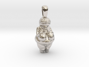 Venus of Willendorf Pendant in Platinum